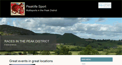 Desktop Screenshot of peaklifesport.co.uk